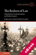 Cover of The Redress of Law: Globalisation, Constitutionalism and Market Capture (eBook)