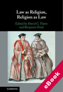 Cover of Law as Religion, Religion as Law (eBook)