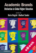 Cover of Academic Brands: Distinction in Global Higher Education (eBook)