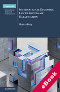 Cover of International Economic Law in the Era of Datafication (eBook)