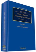 Cover of Patent Litigation Proceedings in Germany: A Handbook for Practitioners