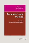 Cover of European Legal Method: Towards a New Legal Realism