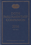 Cover of Dods Parliamentary Companion 2016