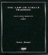 Cover of The Law of Street Trading