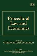 Cover of Procedural Law and Economics