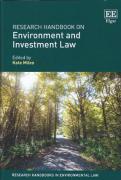 Cover of Research Handbook on Environment and Investment Law