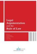 Cover of Legal Argumentation and the Rule of Law
