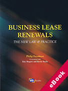 Cover of Business Lease Renewals: The New Law &#38; Practice (eBook)