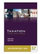 Cover of Taxation: Policy and Practice 2022/23