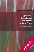 Cover of Regulation, Compliance and Ethics in Law Firms (eBook)
