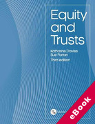 Cover of Equity and Trusts (eBook)