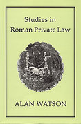 Cover of Studies in Roman Private Law