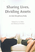 Cover of Sharing Lives, Dividing Assets: An Inter-Disciplinary Study