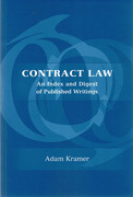 Cover of Contract Law: An Index and Digest of Published Writings