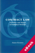 Cover of Contract Law: An Index and Digest of Published Writings (eBook)