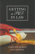 Cover of Getting a PhD in Law
