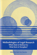 Cover of Methodologies of Legal Research: Which Kind of Method for What Kind of Discipline?