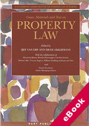 Cover of Cases, Materials and Text on Property Law (eBook)