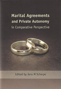 Cover of Marital Agreements and Private Autonomy in Comparative Perspective