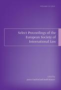 Cover of Select Proceedings of the European Society of International Law, Volume 3, 2010