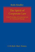 Cover of The Spirit of Corporate Law: Core Principles of Corporate Law in Continental Europe
