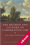 Cover of The Method and Culture of Comparative Law: Essays in Honour of Mark Van Hoecke (eBook)