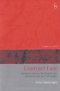 Cover of Contract Law: An Introduction to the English Law of Contract for the Civil Lawyer