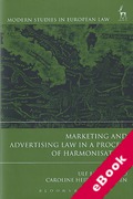 Cover of Marketing and Advertising Law in a Process of Harmonisation (eBook)