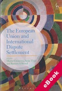 Cover of The European Union and International Dispute Settlement (eBook)