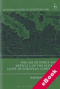 Cover of The Use of Force and Article 2 of the ECHR in Light of European Conflicts (eBook)