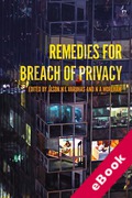 Cover of Remedies for Breach of Privacy (eBook)