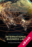Cover of International Business Law: Emerging Fields of Regulation (eBook)