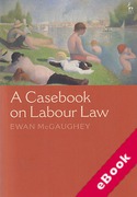 Cover of A Casebook on Labour Law (eBook)