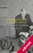 Cover of The Referendum and Other Essays on Constitutional Politics (eBook)