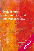 Cover of Evolutionary Interpretation and International Law (eBook)