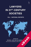 Cover of Lawyers in 21st-Century Societies, Vol. 1: National Reports (eBook)