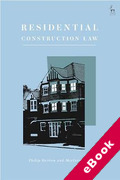 Cover of Residential Construction Law (eBook)