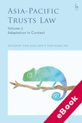 Cover of Asia-Pacific Trusts Law, Volume 2: Adaptation in Context (eBook)
