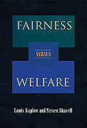 Cover of Fairness Versus Welfare
