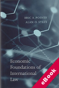 Cover of Economic Foundations of International Law (eBook)