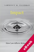Cover of Impact: How Law Affects Behaviour (eBook)