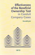 Cover of Effectiveness of the Beneficial Ownership Test in Conduit Company Cases