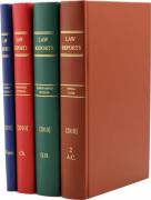 Cover of The Law Reports (Entire Series): Bound Volumes Only Subscription - Reprint