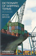 Cover of Dictionary of Shipping Terms