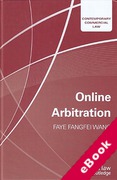 Cover of Online Arbitration (eBook)