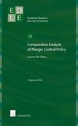 Cover of Comparative Analysis of Merger Control Policy: Lessons for China