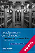 Cover of Tax Planning and Compliance for Tax-Exempt Organizations: Rules, Checklists, Procedures (eBook)
