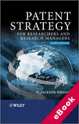 Cover of Patent Strategy for Researchers and Research Managers (eBook)