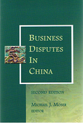 Cover of Business Disputes in China