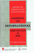 Cover of AAA Handbook on International Arbitration and ADR